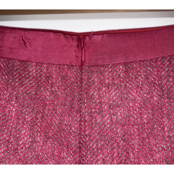 Boden Womens Pink British Tweed 100% Wool Pencil Skirt Size 16 Regular - Picture 5 of 7